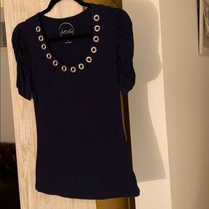 INC Navy blue Top
